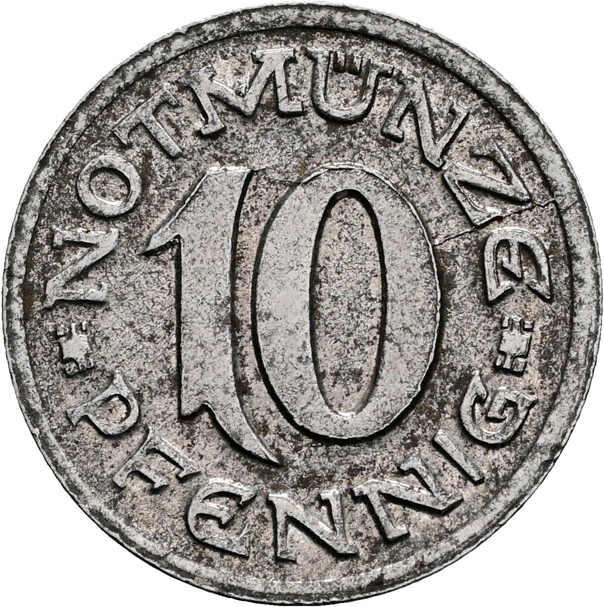10 Pfennig 1920 – Vorderseite
