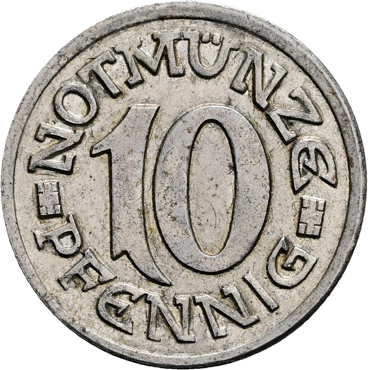 10 Pfennig 1920 – Rückseite