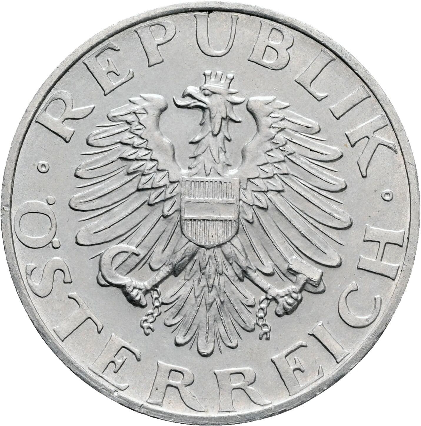 2 Schilling 1952 – Rückseite