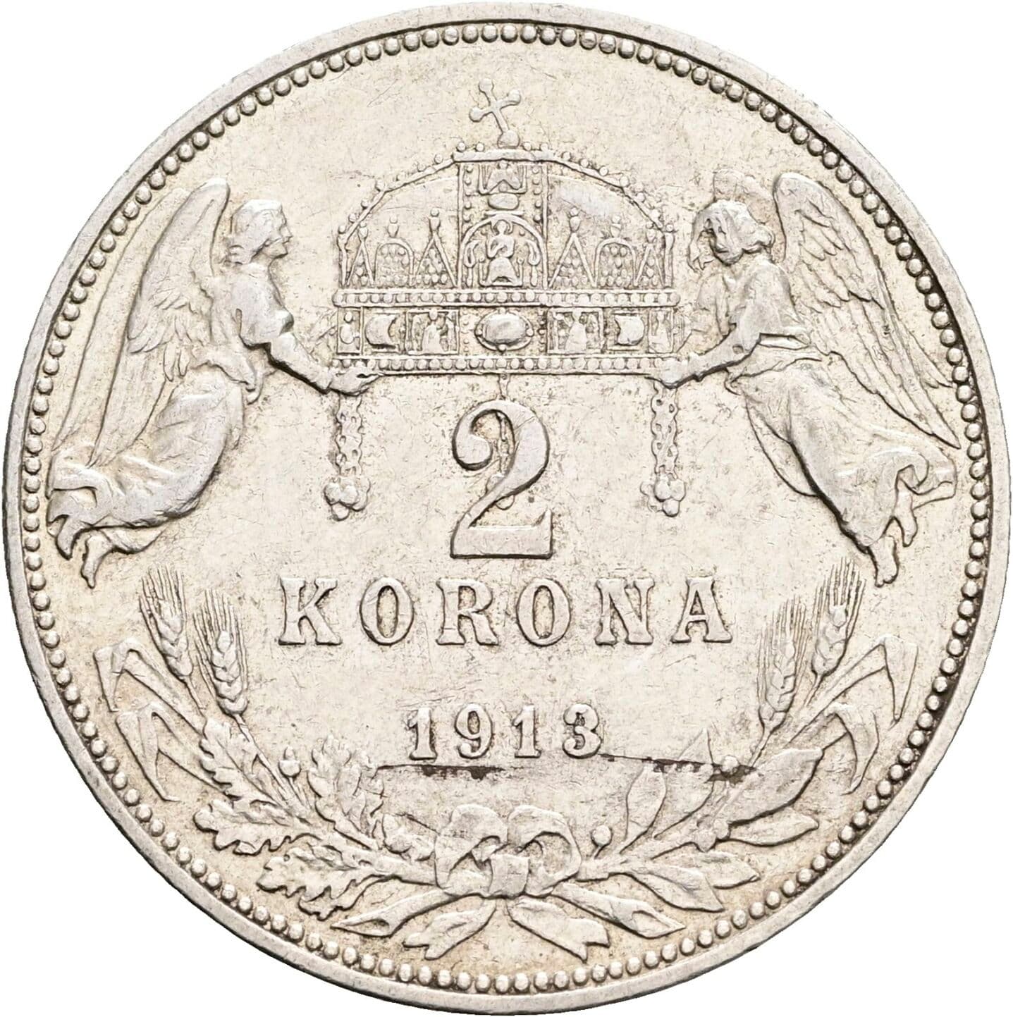 2 Korona Franz Joseph I. 1848-1916 1913 KB – Rückseite