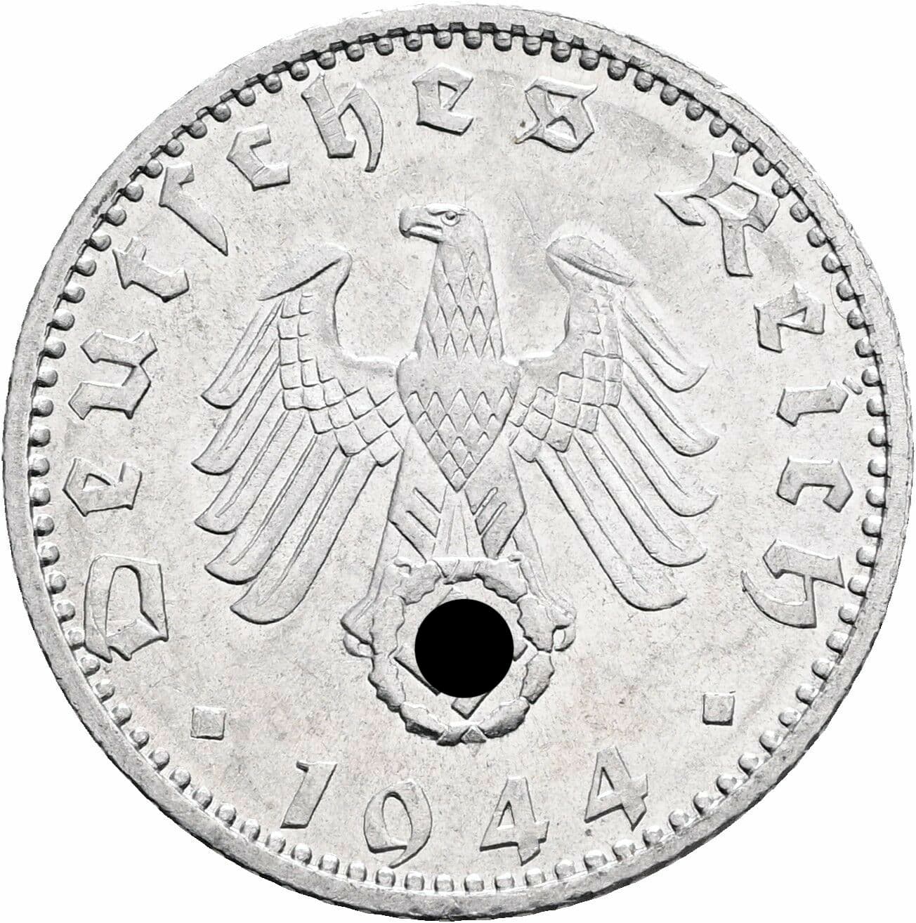 50 Reichspfennig 1944 F – Rückseite