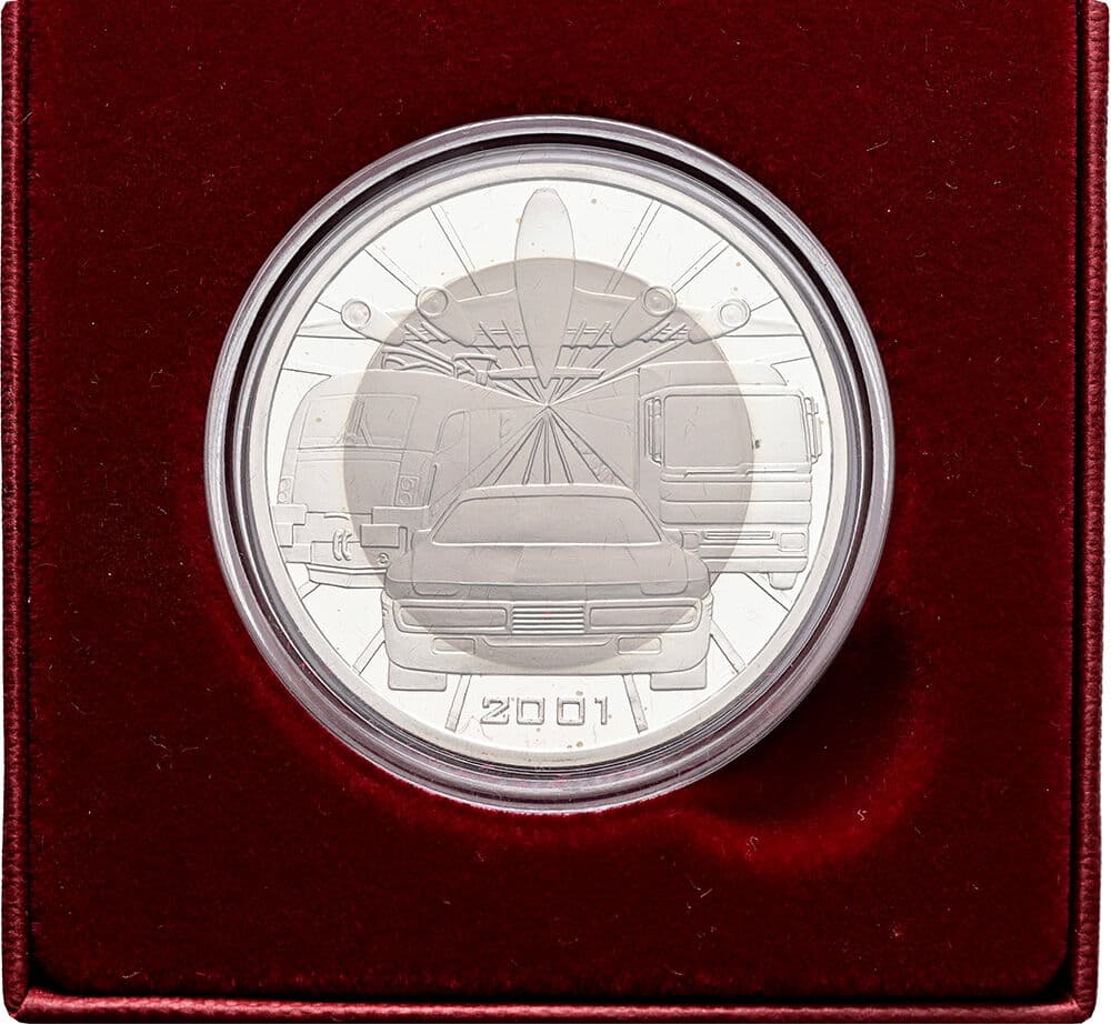 100 Schilling 2001 – Rückseite