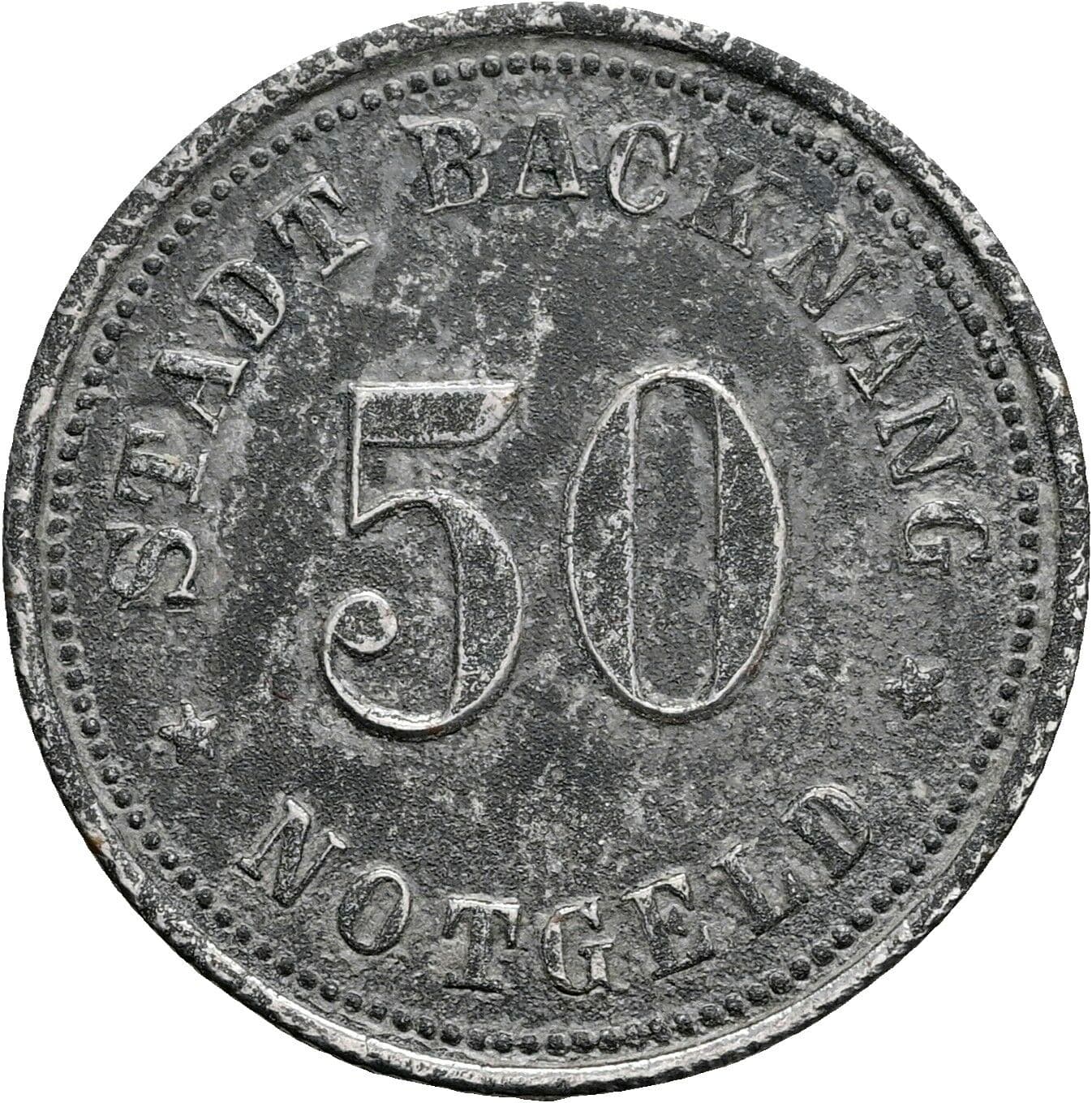 50 Pfennig 1918 – Vorderseite