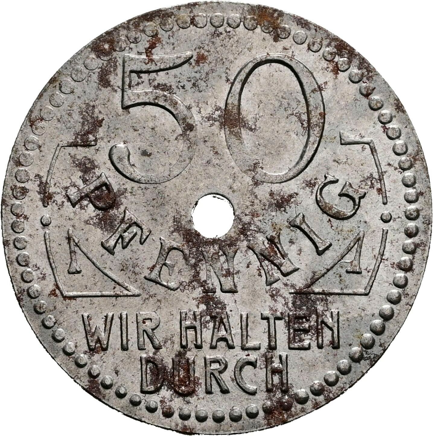 50 Pfennig 1918 – Vorderseite