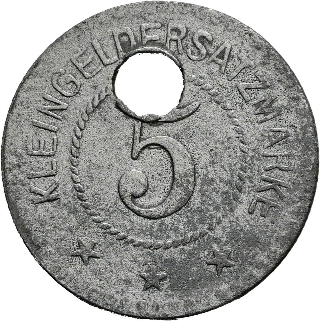 5 Pfennig 1917 – Rückseite