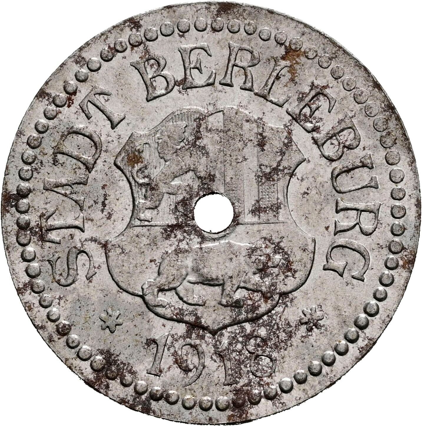 50 Pfennig 1918 – Rückseite