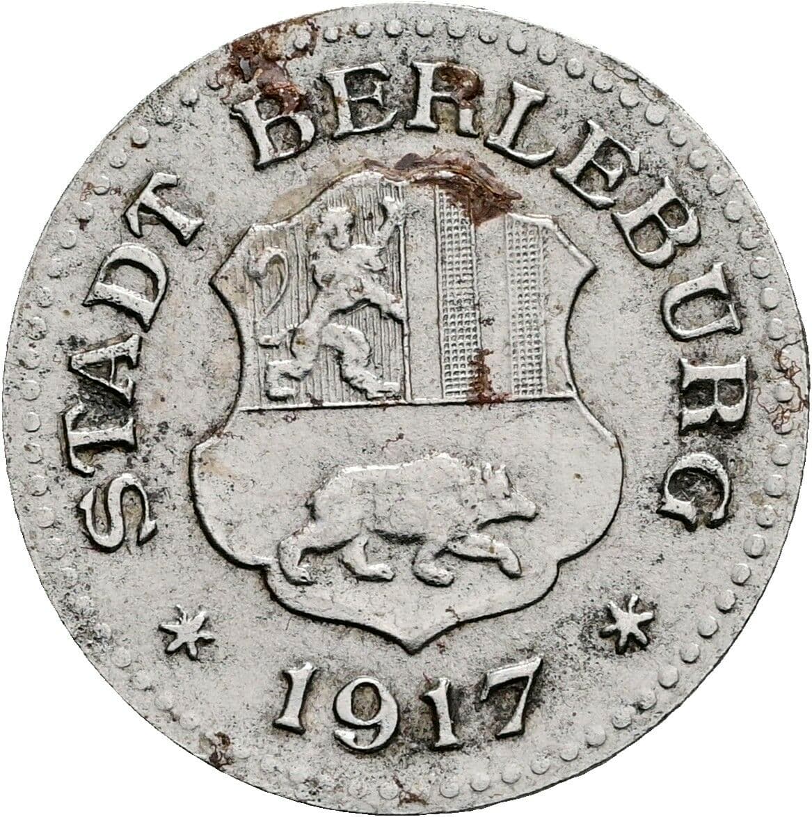 10 Pfennig 1917 – Rückseite