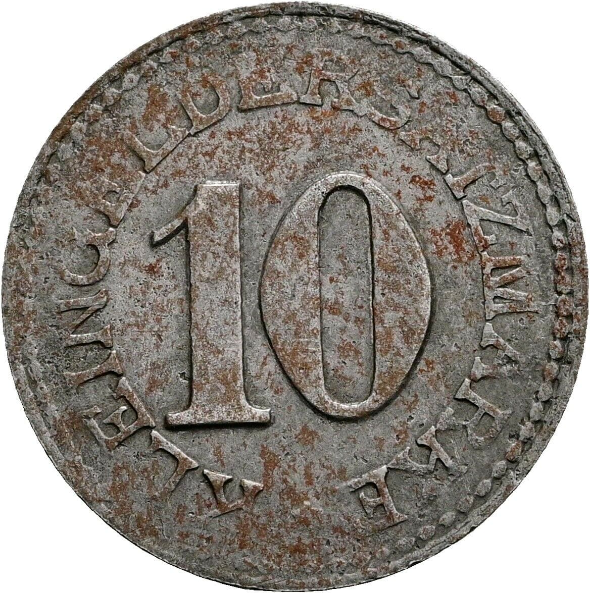 10 Pfennig 1918 – Vorderseite