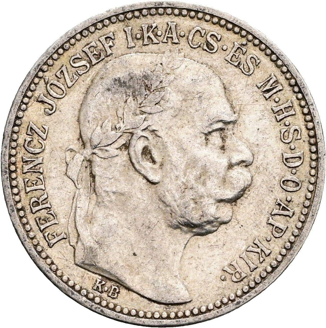 1 Korona Franz Joseph I. 1848-1916 1915 – Vorderseite
