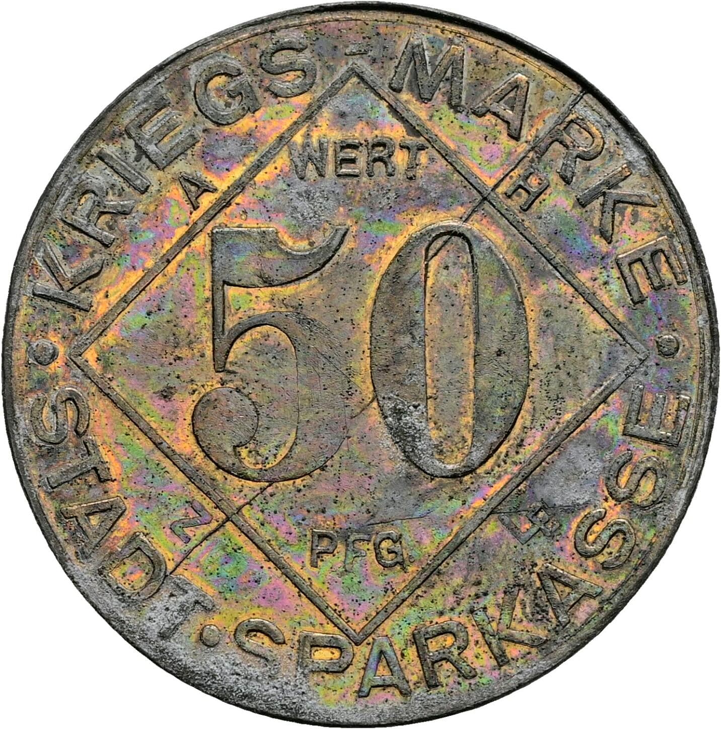 50 Pfennig 1917 – Rückseite