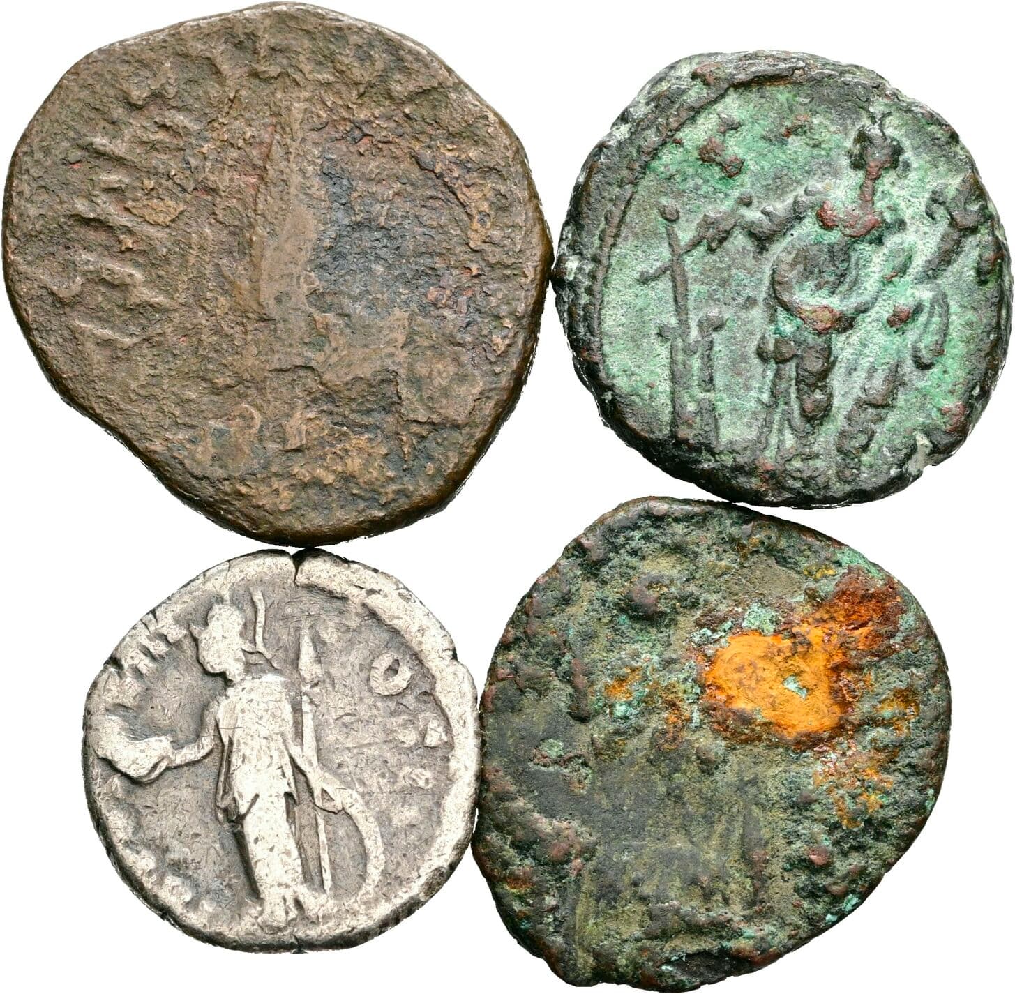 Alexandria Lot mit 4 Münzen – Rückseite