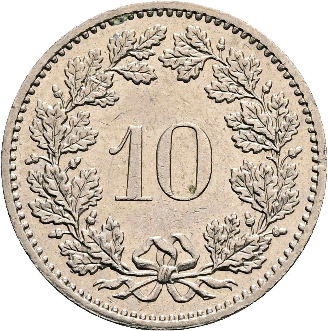 10 Rappen KM# 27 1983 – Vorderseite