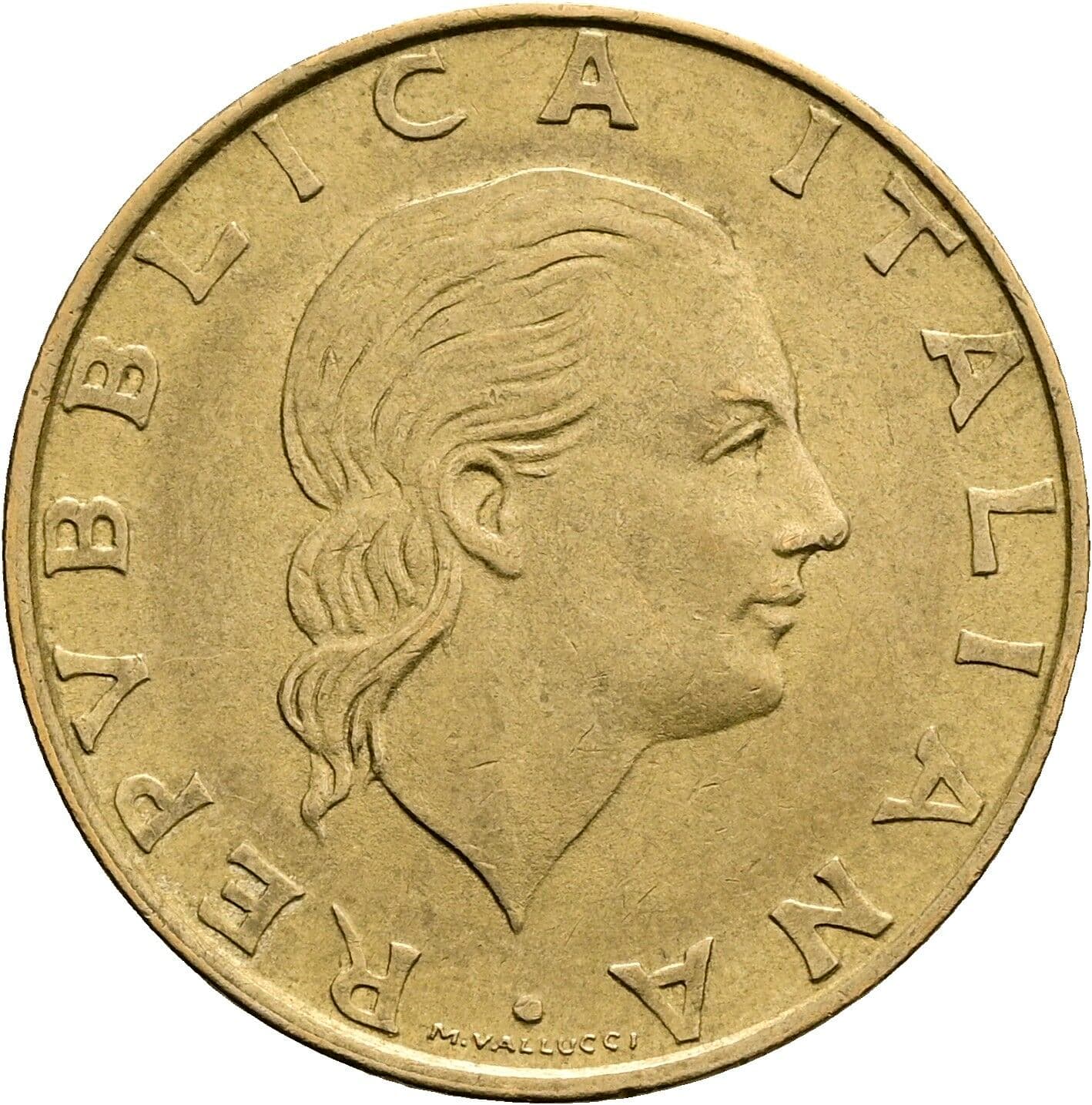 200 Lire 1993 – Vorderseite