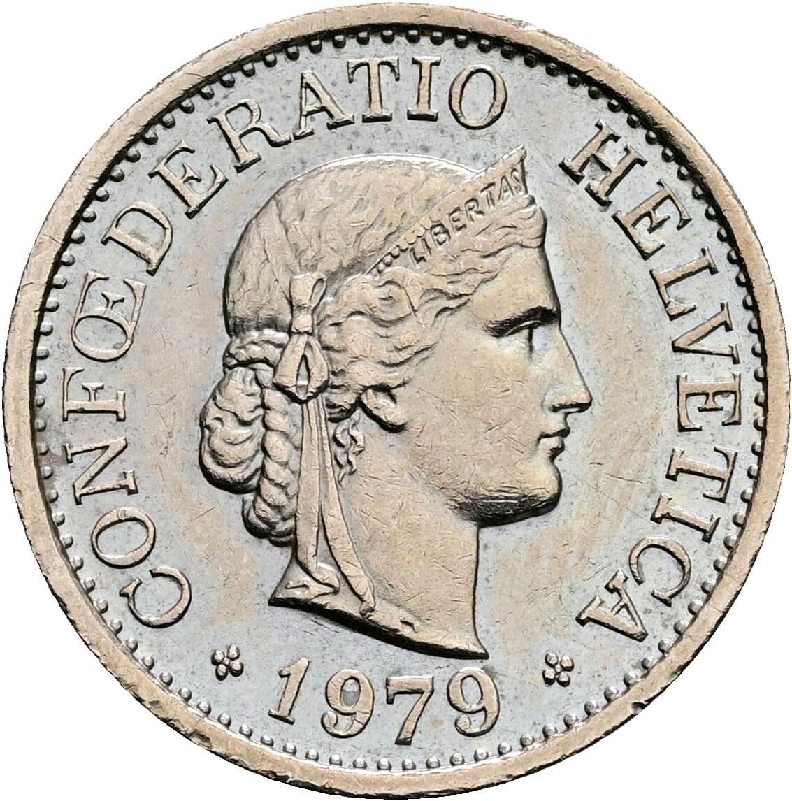 10 Rappen 1979 – Vorderseite