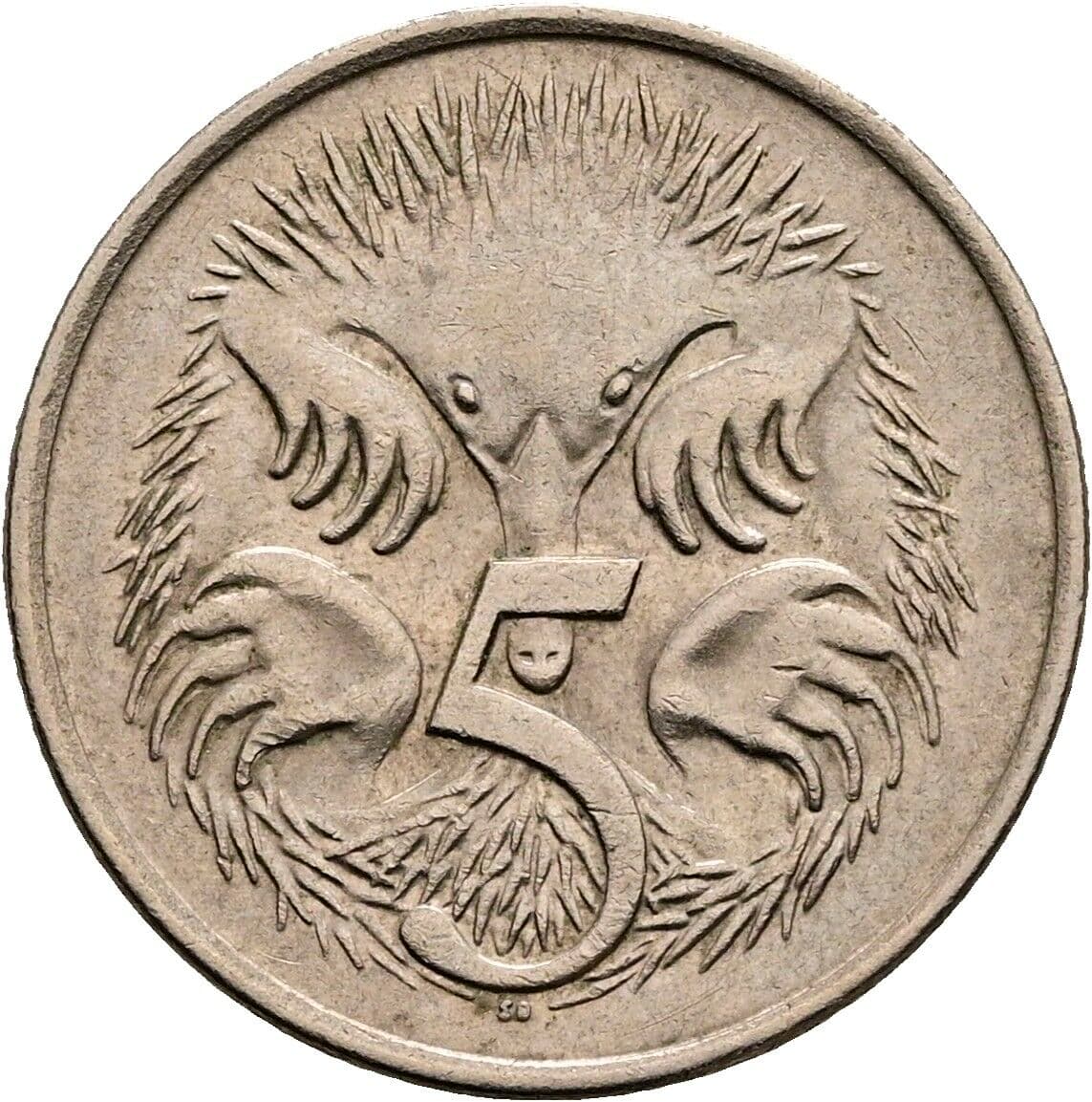 5 Cents Elisabeth II. 1952-2022 1980 – Rückseite