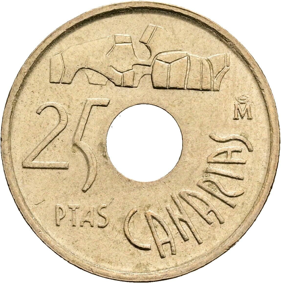 25 Pesetas 1994 – Vorderseite