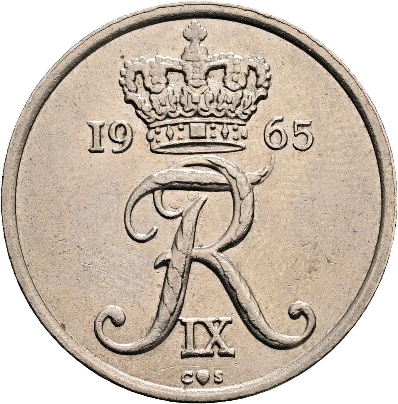 25 Öre 1965 – Rückseite