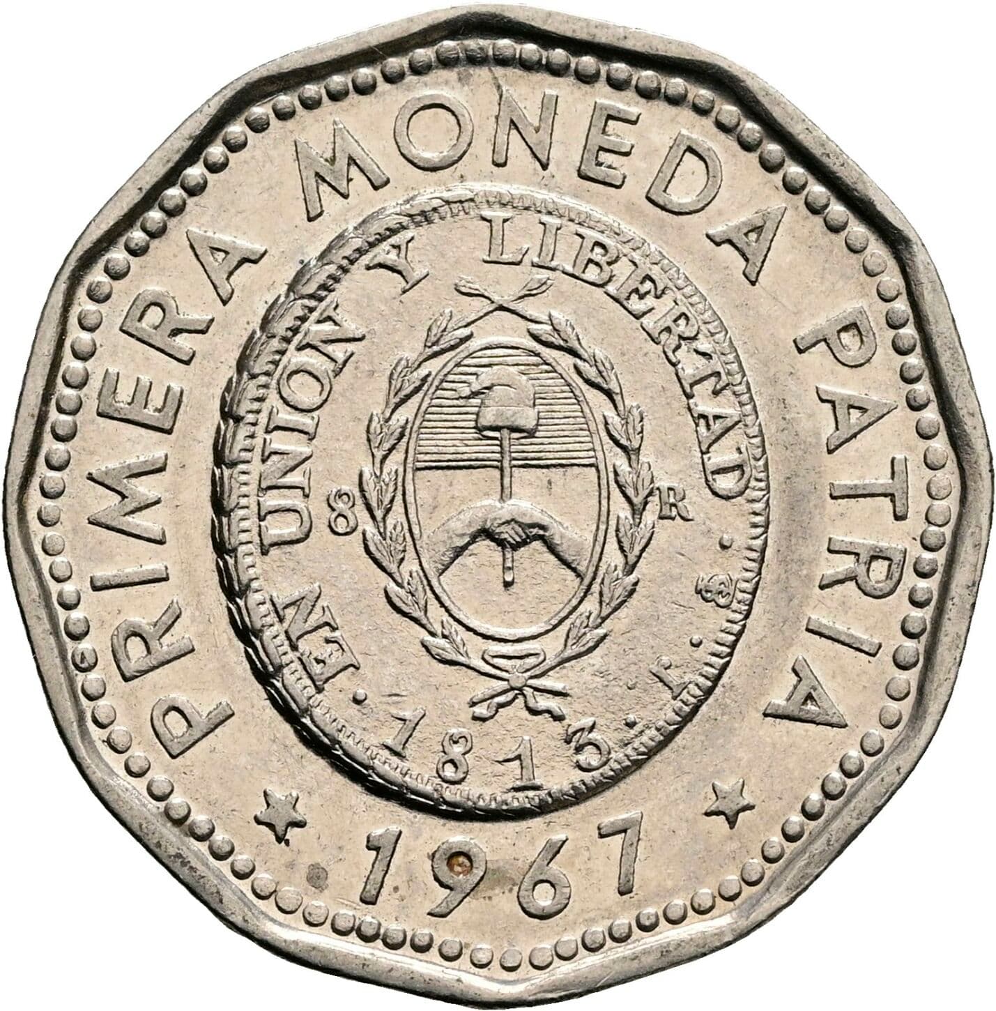 25 Pesos 1967 – Rückseite