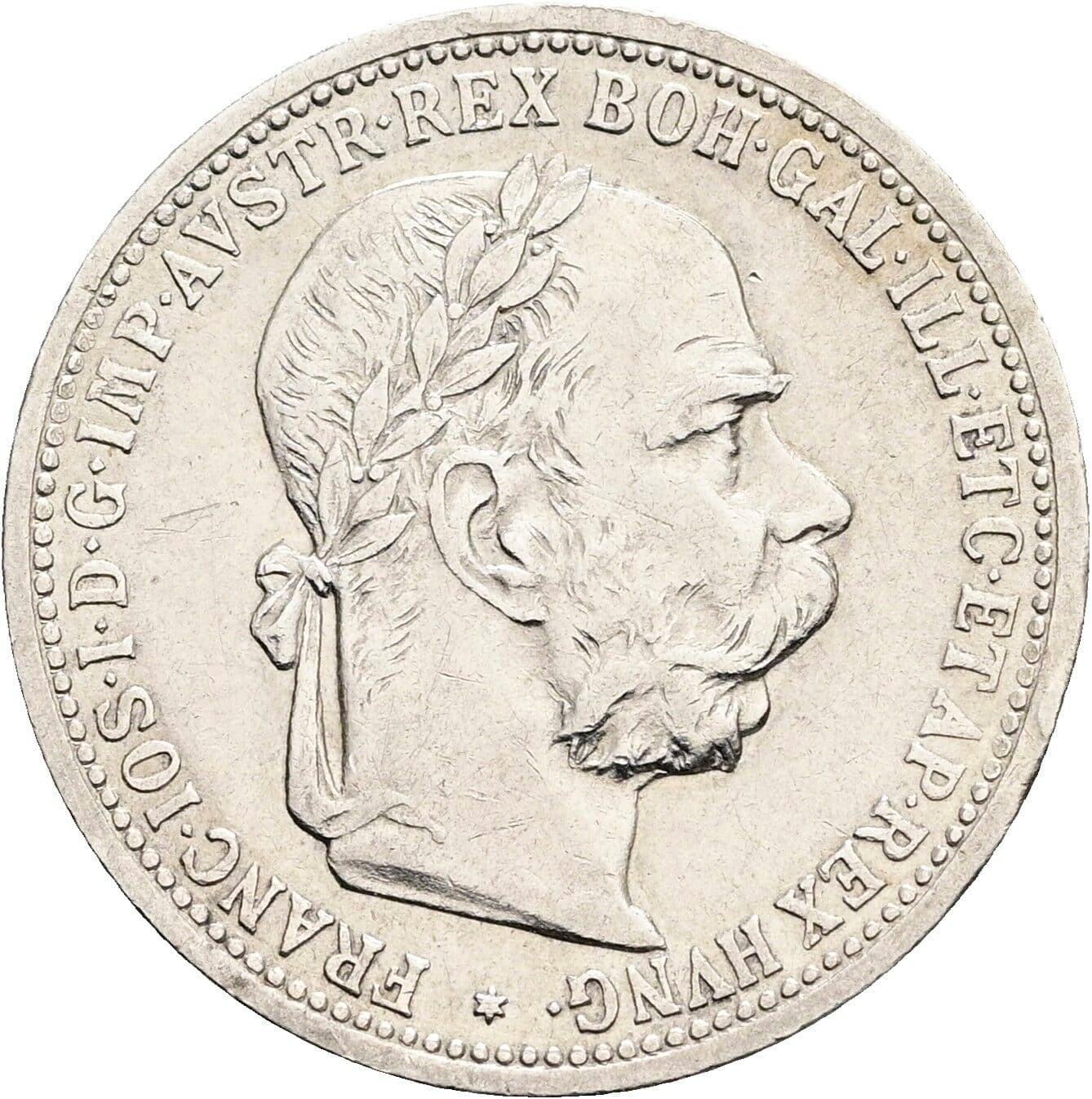 1 Krone Franz Joseph I. 1848-1916 1901 – Vorderseite