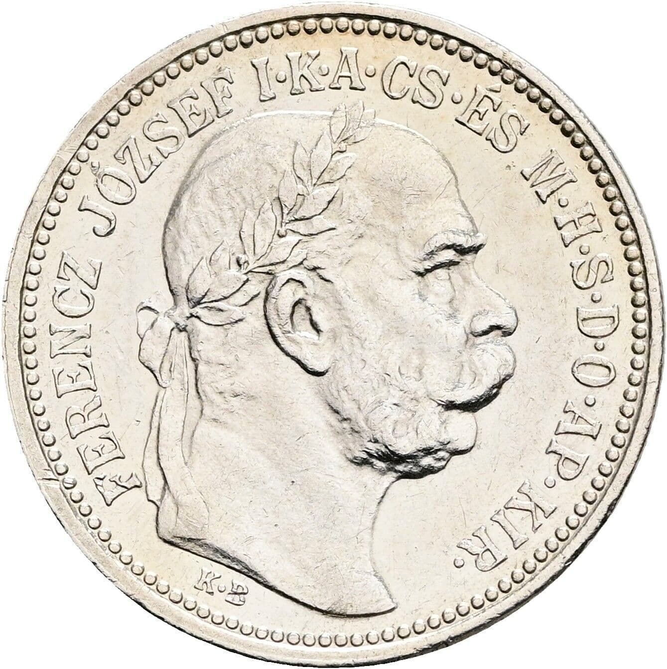 1 Korona Franz Joseph I. 1848-1916 1915 KB, Kremnitz – Vorderseite