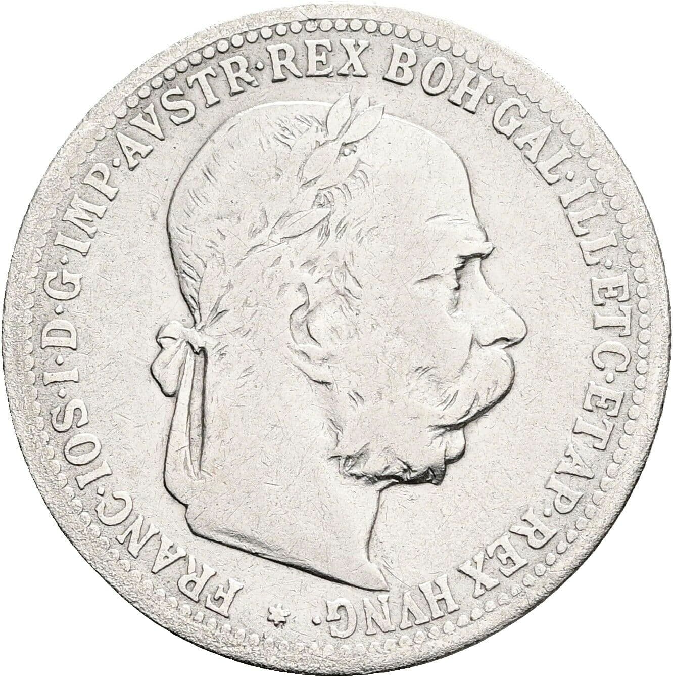 1 Krone Franz Joseph I. 1848-1916 1901 – Vorderseite