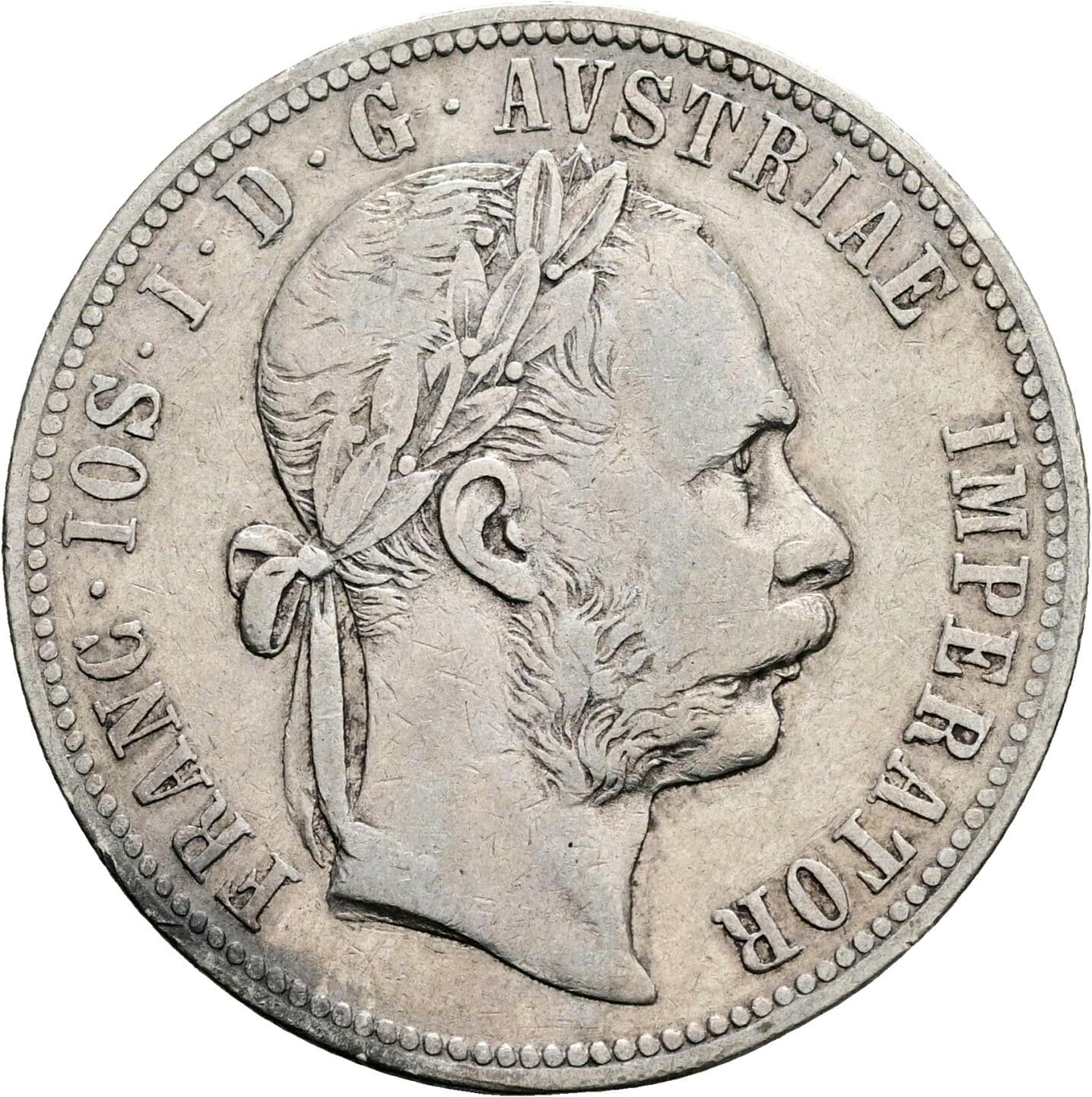 1 Gulden Franz Joseph I. 1848-1916 1887 – Vorderseite