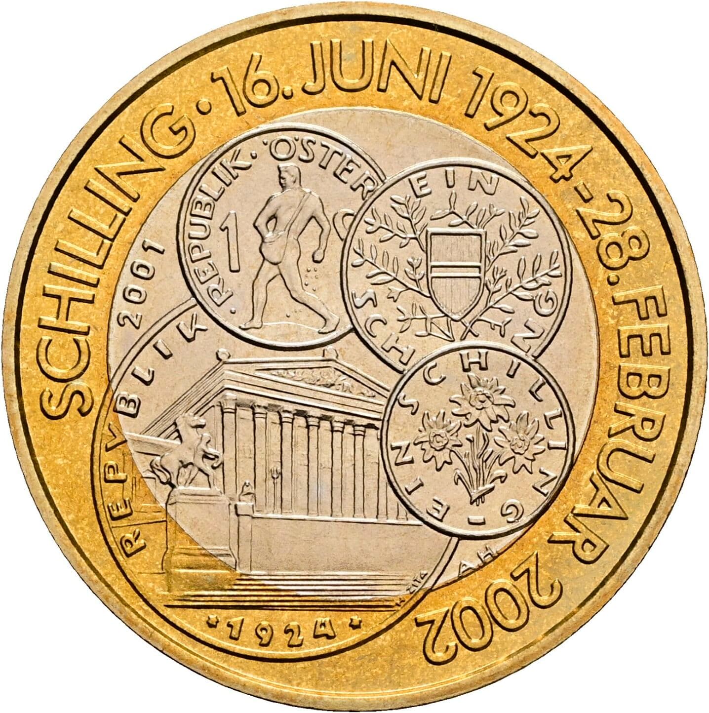 50 Schilling 2001 – Rückseite