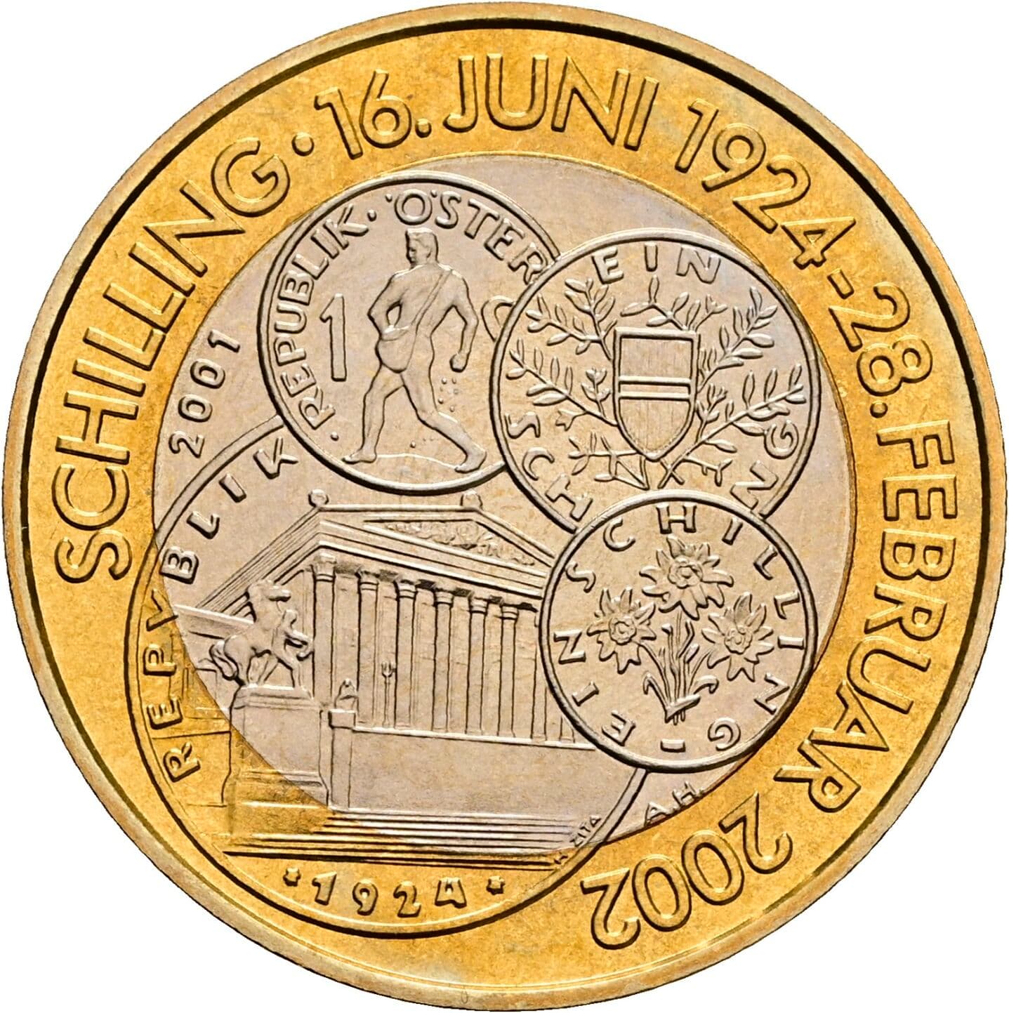 50 Schilling 2001 – Rückseite