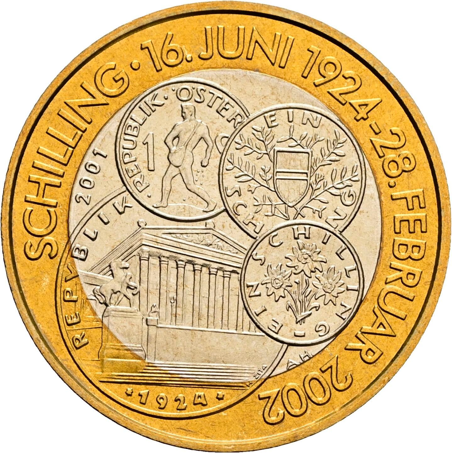 50 Schilling 2001 – Rückseite
