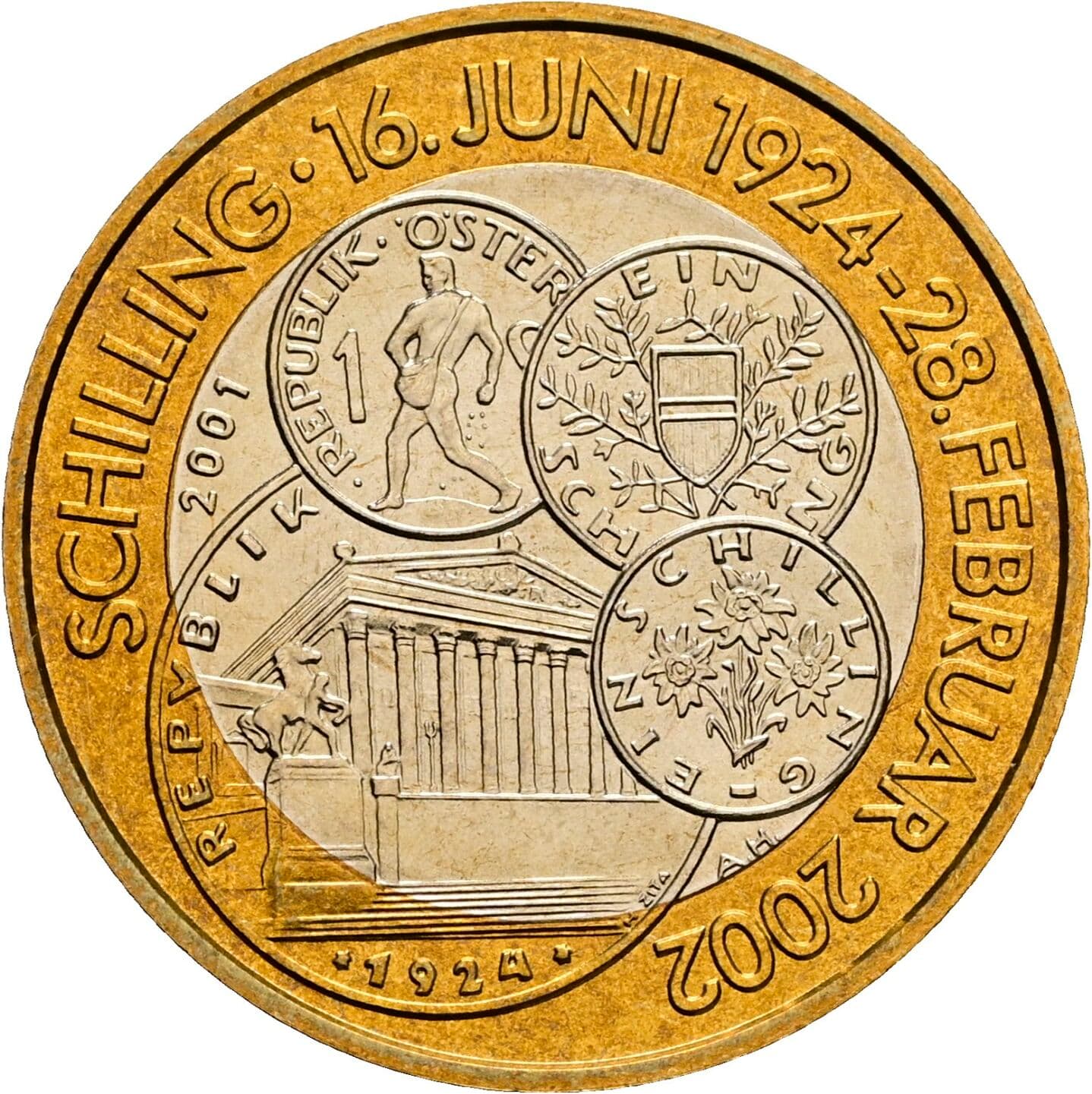 50 Schilling 2001 – Rückseite