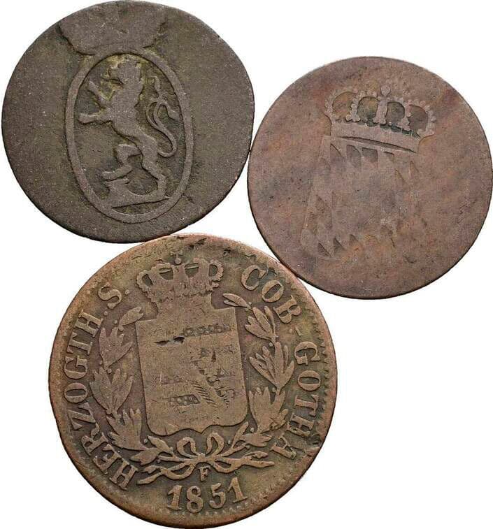 Lot 3 Stk. Kleinmünzen