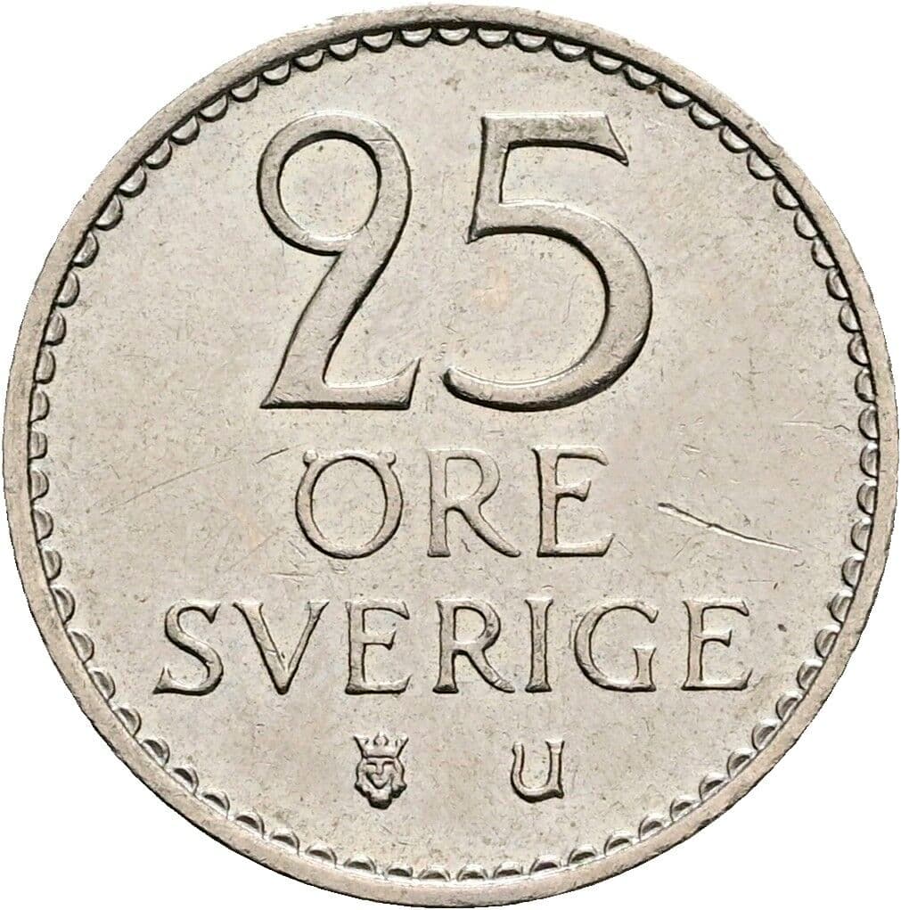 25 Öre 1973 – Vorderseite