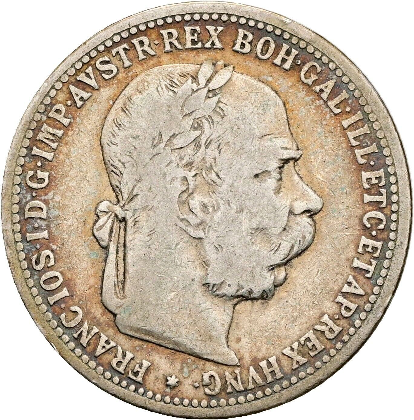 1 Krone Franz Joseph I. 1848-1916 1894 – Vorderseite