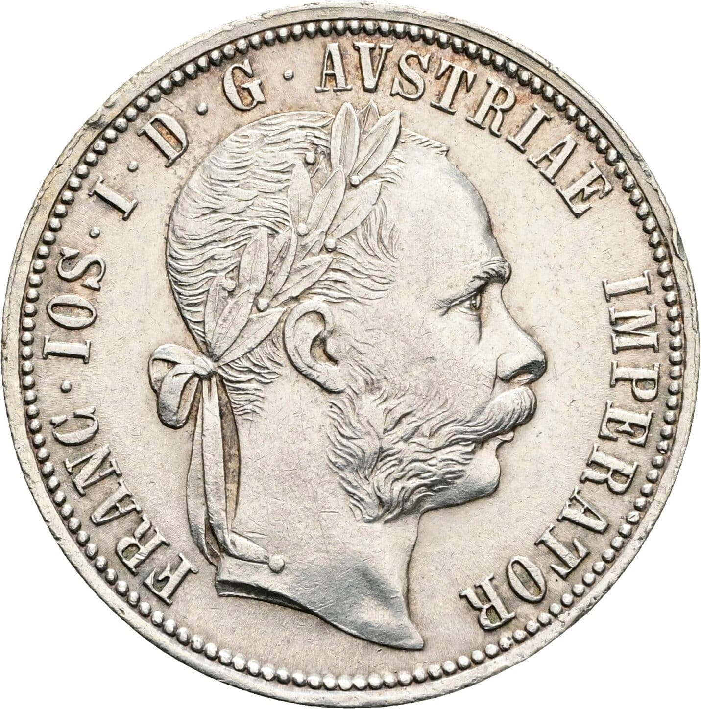 1 Gulden Franz Joseph I. 1848-1916 1888 – Vorderseite