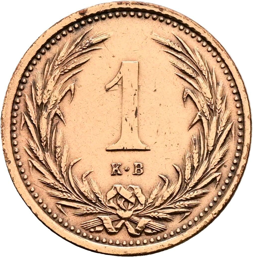 1 Filler Franz Joseph I. 1848-1916 1896 KB, Kremnitz – Vorderseite