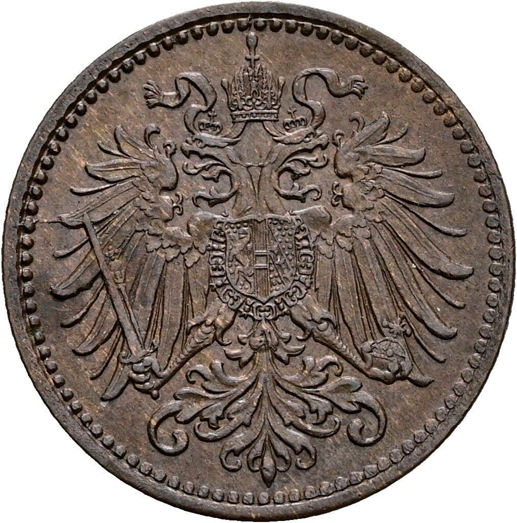 1 Heller Franz Joseph I. 1848-1916 1915 – Rückseite