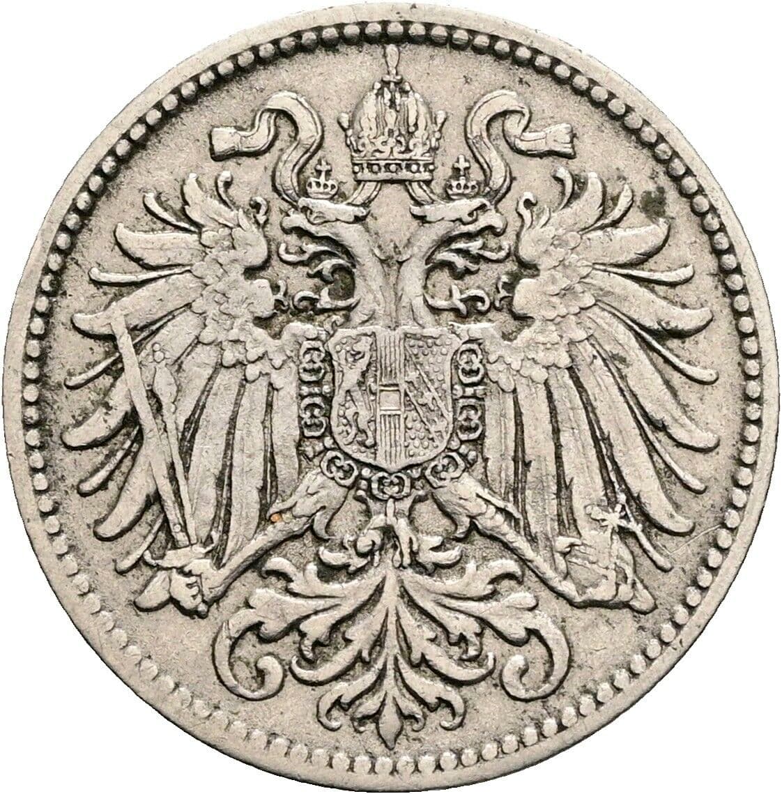 10 Heller Franz Joseph I. 1848-1916 1895 – Rückseite