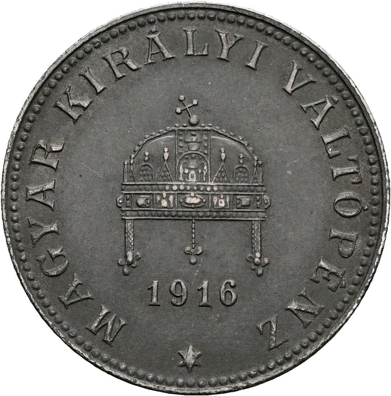 20 Filler Franz Joseph I. 1848-1916 1916 KB, Kremnitz – Rückseite