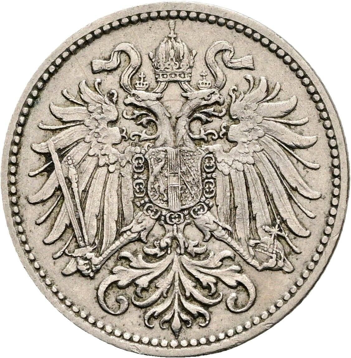 10 Heller Franz Joseph I. 1848-1916 1907 – Rückseite