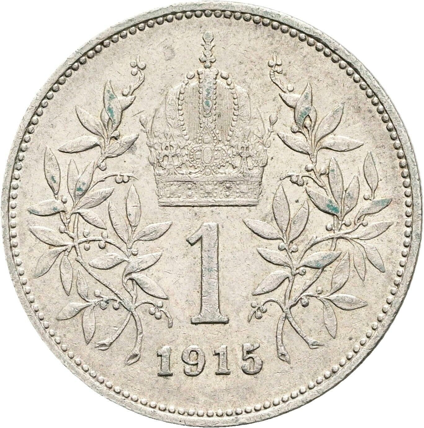 1 Krone Franz Joseph I. 1848-1916 1915 – Rückseite