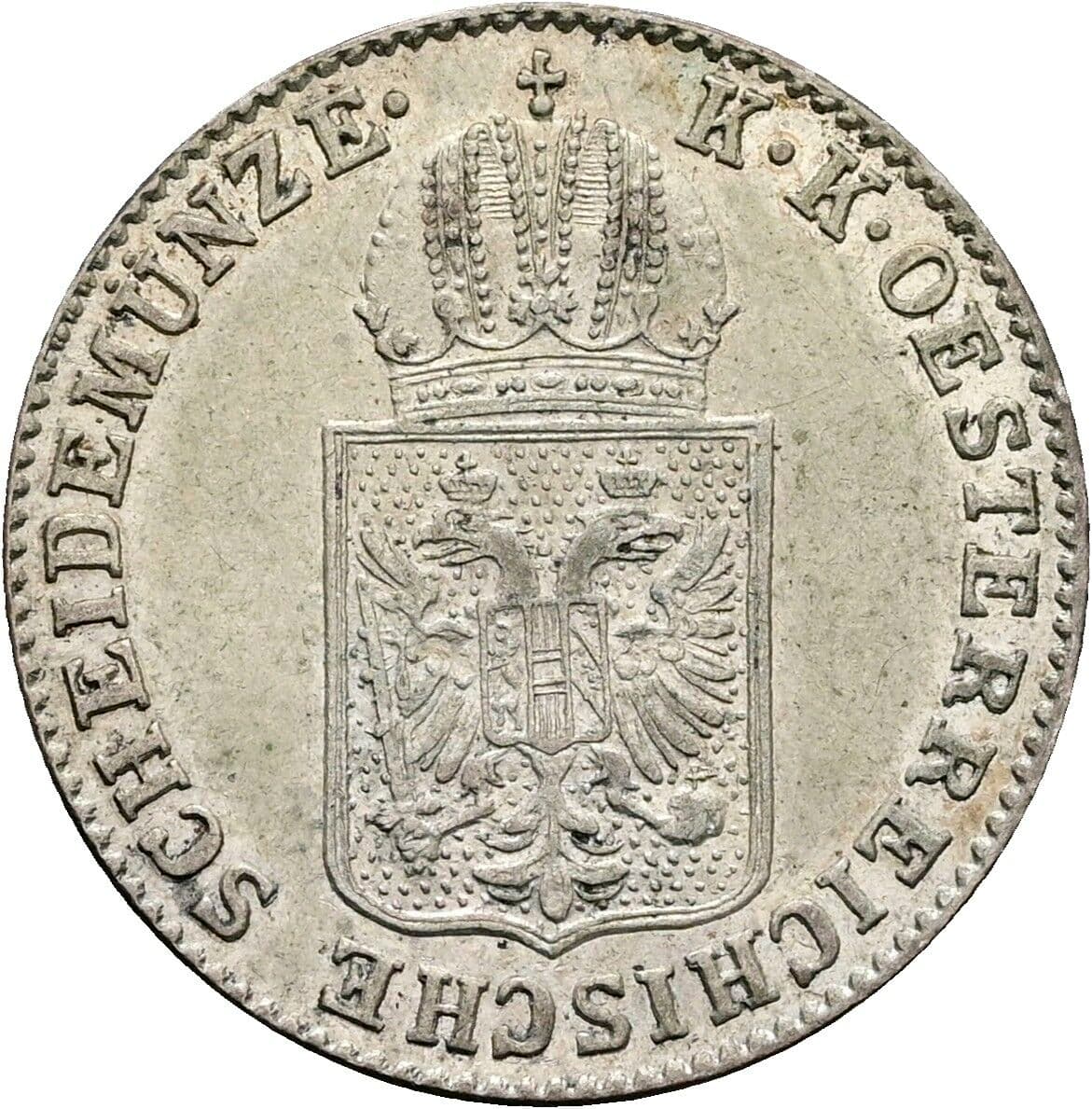 6 Kreuzer Franz Joseph I. 1848-1916 1848 C, Prag – Rückseite