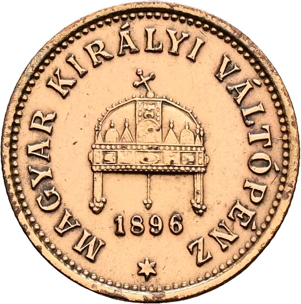 1 Filler Franz Joseph I. 1848-1916 1896 KB, Kremnitz – Rückseite