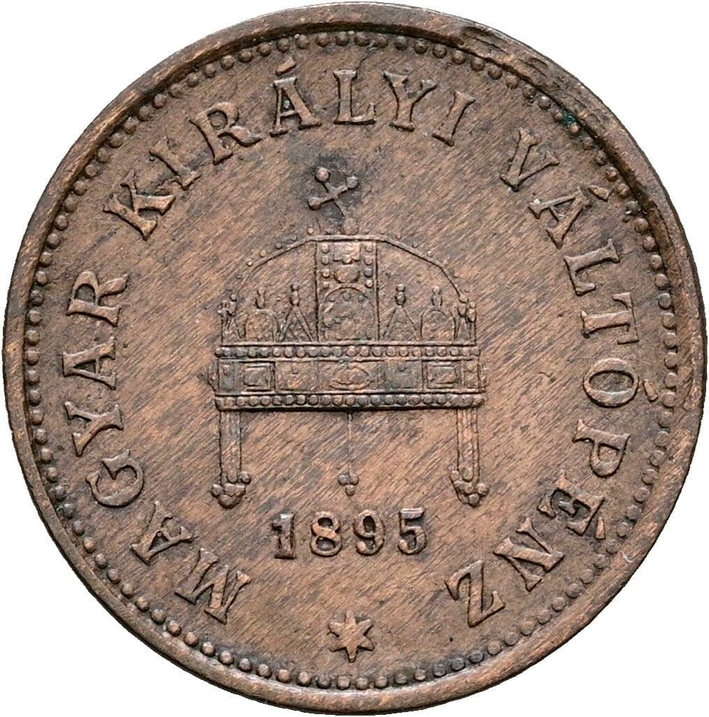 1 Filler Franz Joseph I. 1848-1916 1895 KB, Kremnitz – Rückseite