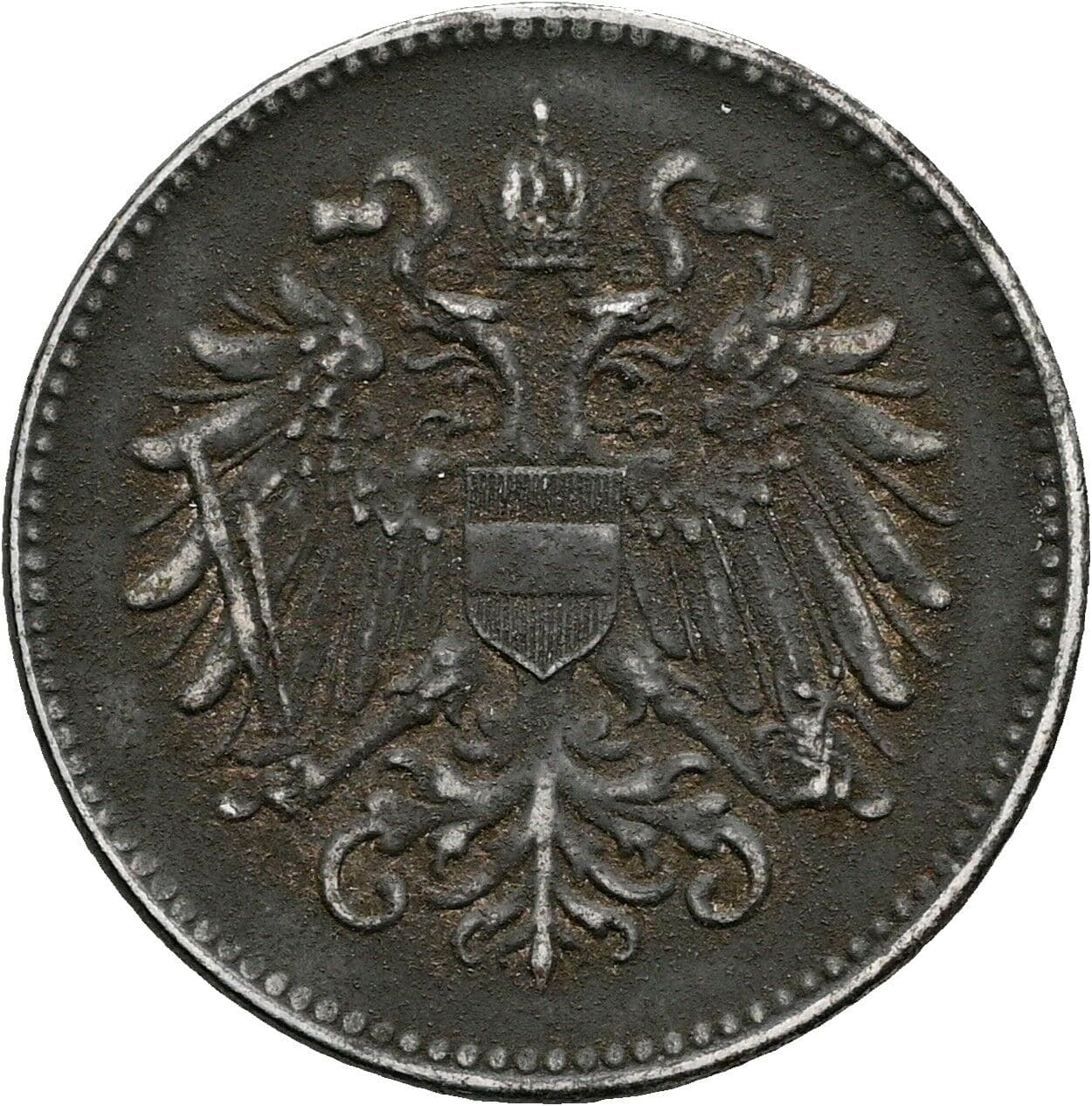20 Heller Franz Joseph I. 1848-1916 1917 – Rückseite
