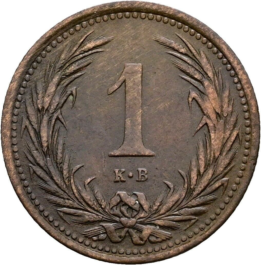 1 Filler Franz Joseph I. 1848-1916 1900 KB, Kremnitz – Vorderseite