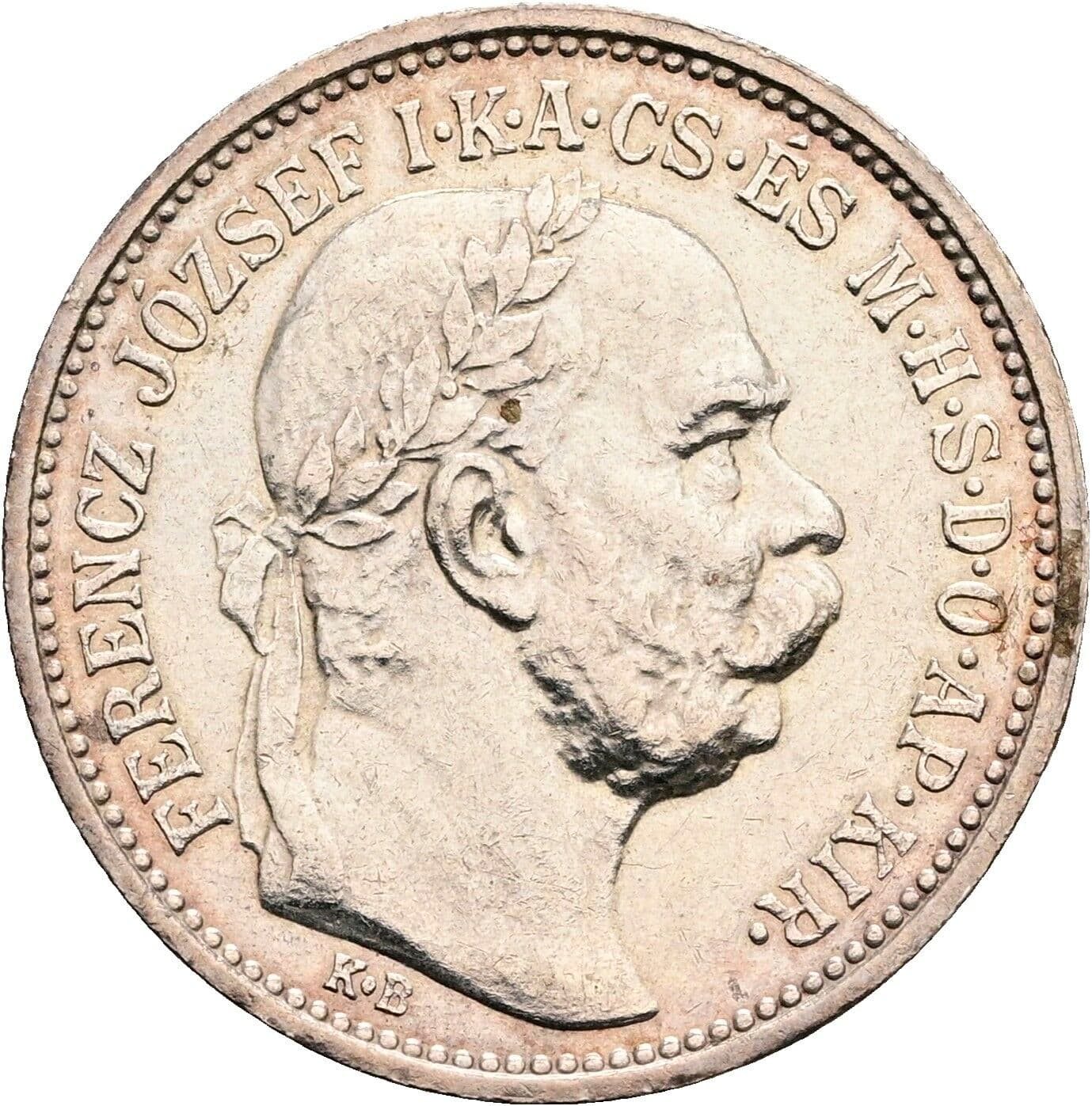 1 Korona Franz Joseph I. 1848-1916 1912 KB, Kremnitz – Vorderseite