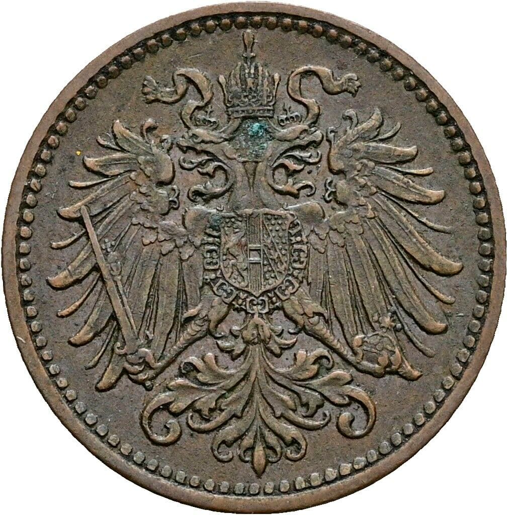 1 Heller Franz Joseph I. 1848-1916 1909 – Rückseite