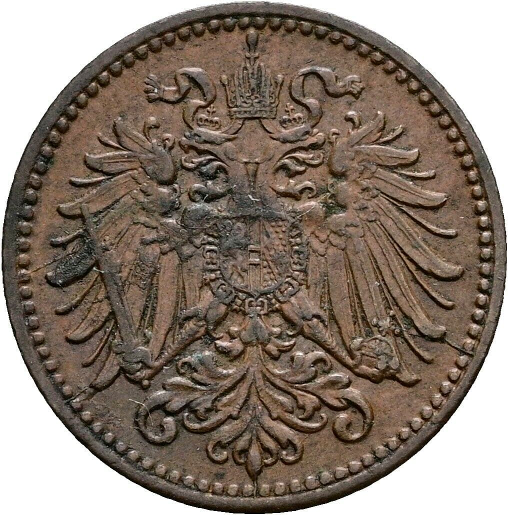 1 Heller Franz Joseph I. 1848-1916 1901 – Rückseite