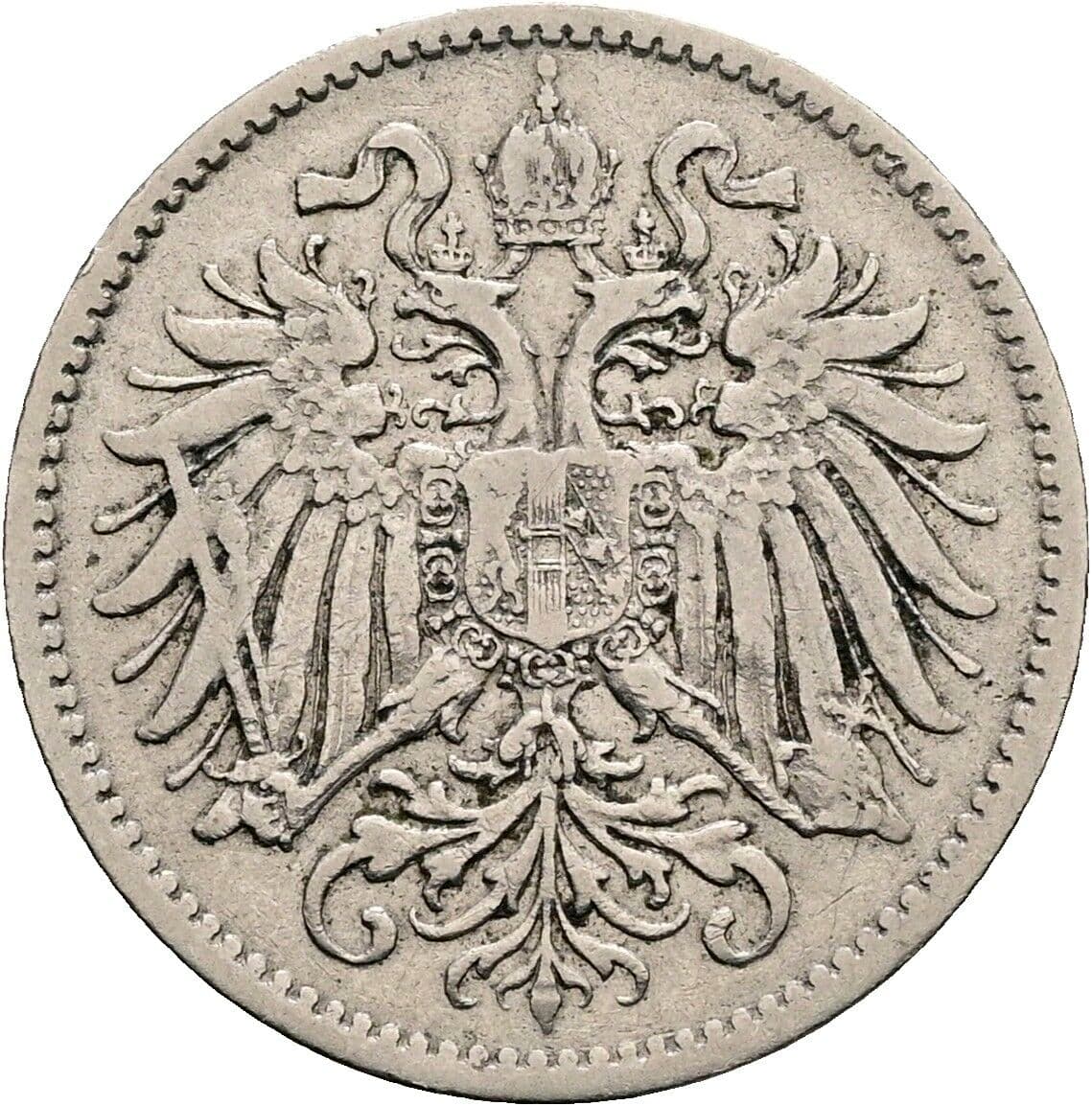 10 Heller Franz Joseph I. 1848-1916 1893 – Rückseite