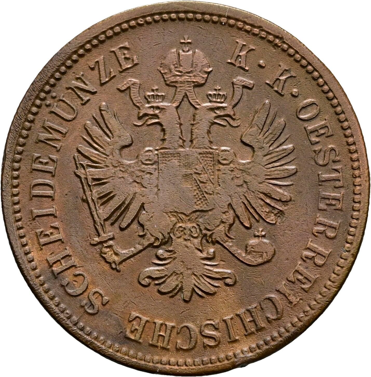 4 Kreuzer Franz Joseph I. 1848-1916 1861 A, Wien – Rückseite